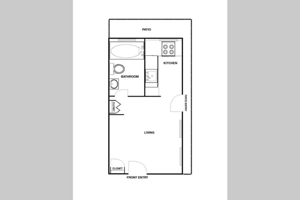 Rittenhouse Studio Apartment With Patio By Act Philadelphia Buitenkant foto